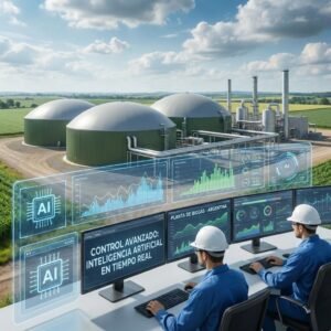 Control avanzado e Inteligencia Artificial en tiempo real: una planta de biogás argentina supervisada por IA